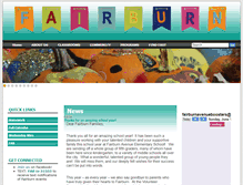 Tablet Screenshot of fairburnschool.org